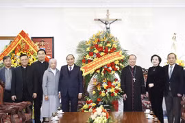 Chủ tịch nước chúc mừng Giáng sinh Tổng Giáo phận Hà Nội và Ủy ban Đoàn kết Công giáo Việt Nam