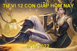 Tử vi hôm nay 5/10/2022, thứ 4 ngày 10/9 âm lịch của 12 con giáp