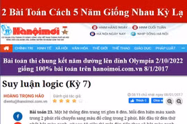 Bài toán quyết định ngôi vô địch Đường lên đỉnh Olympia năm 22 bị tố sao chép: Tác giả bài toán lên tiếng!