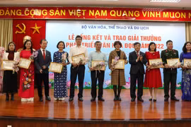 Giải thưởng tôn vinh tập thể, cá nhân phát triển văn hóa đọc 2022