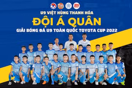 Đội Bóng đá U9 Thanh Hoá được tặng Bằng khen