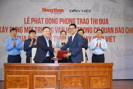 Báo Nông thôn Ngày nay/Báo điện tử Dân Việt phát động phong trào thi đua xây dựng môi trường văn hóa