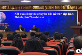 Thanh Hoá: 94 xã, phường, thị trấn hoàn thành các tiêu chí trong mô hình chuyển đổi số
