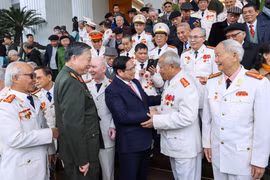 Thế hệ sau rất tự hào về những cống hiến của các nhân chứng lịch sử công an nhân dân