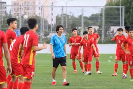 U23 Việt Nam rèn chiến thuật, chuẩn bị cho trận gặp U23 Saudi Arabia