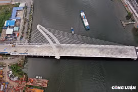 Ngắm hình hài cầu Thủ Thiêm 2 sau 7 năm thi công
