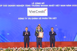 VietCredit là công ty tài chính duy nhất vào top 10 bảng xếp hạng FAST500