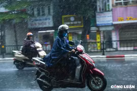 Cảnh báo không khí lạnh tăng cường xuống sẽ gây mưa dông cho khu vực Bắc Bộ