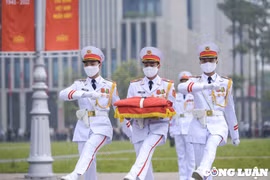 Thiêng liêng Lễ thượng cờ mừng Quốc khánh trên Quảng trường Ba Đình