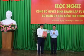 Ủy ban Kiểm tra Trung ương quyết định thành lập Vụ Địa bàn VIII