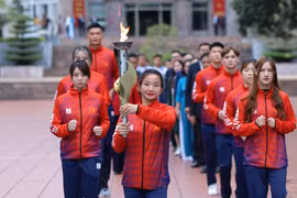 Nghi lễ rước đuốc Đại hội Thể thao toàn quốc lần thứ IX