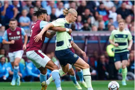 Haaland rực sáng nhưng Man City vẫn bị Aston Villa chia điểm