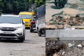 Lại thêm một con đường “đau khổ” giữa lòng Thủ đô