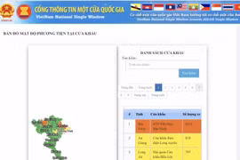 Chính thức vận hành ứng dụng cảnh báo chống ùn tắc hàng ở cửa khẩu đường bộ