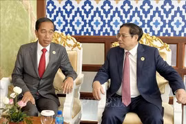 Thủ tướng Chính phủ Phạm Minh Chính hội đàm với Tổng thống Indonesia Joko Widodo