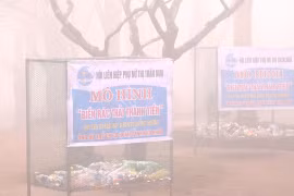 Độc đáo mô hình "Biến rác thải thành tiền” tại Đền Nưa - Am Tiên