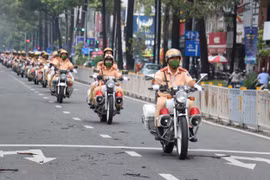 CSGT TP. HCM ra quân đảm bảo an toàn giao thông dịp lễ và Đại hội thể thao Đông Nam Á