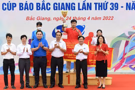 Giải việt dã truyền thống tranh cúp Báo Bắc Giang thu hút hơn 300 vận động viên