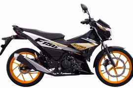 Suzuki Satria F150 2023 trình làng: Thêm màu mới, giá không đổi
