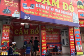 Cho vay cầm cố đăng ký hay cà vẹt xe có hợp pháp?