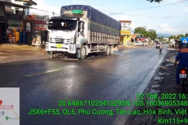 Hoà Bình: Va chạm trên quốc lộ 6, một người tử vong