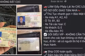 Cảnh giác với tình trạng mua bán giấy phép lái xe giả