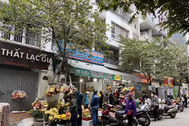 Thị trường đồ cúng Táo Quân nhộn nhịp ngày chính lễ
