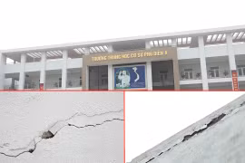 Bắc Từ Liêm (Hà Nội): Dự án xây trường hơn 170 tỷ đồng vừa đưa vào sử dụng đã có dấu hiệu xuống cấp?