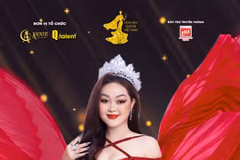 Vừa đăng quang, Hoa hậu Hoàng Thanh Nga làm giám khảo cuộc thi Hoa hậu Qúy bà Việt Nam 2022