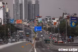 Cận cảnh đường Vành đai 2 trên cao sắp được thông xe