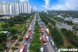 TP. HCM: Đảm bảo trật tự, không để ùn tắc khu vực cảng Trường Thọ trên Xa lộ Hà Nội dịp 2/9