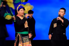 Người Dao ở Ba Chẽ đưa hát đối lên sân khấu