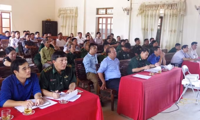 Cán bộ, nhân dân 5 xã biên giới tham dự tập huấn
