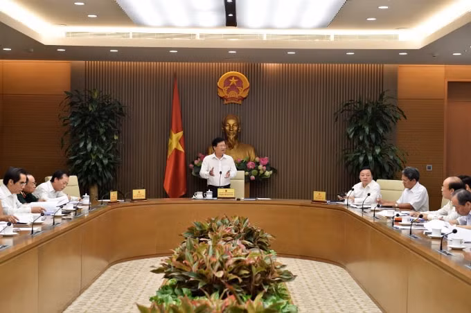 Quang cảnh cuộc họp. Ảnh: VGP