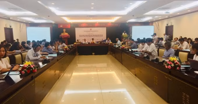 Toàn cảnh Hội thảo truyền thông về biến đổi khí hậu ở ĐBSCL diễn ra tại TP.HCM chiều 17/6/2019