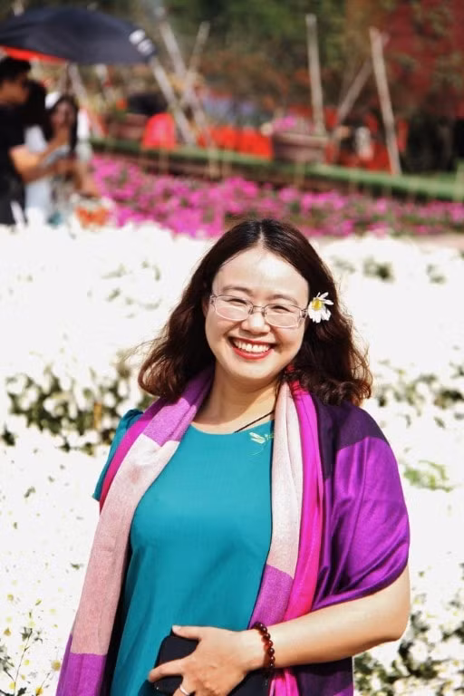 Nhà báo Lộc Phương Lan.