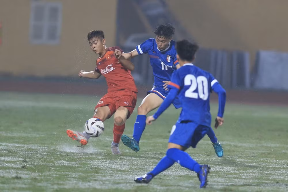 ĐT U23 Việt Nam thử nghiệm nhiều nhân tố trẻ. Ảnh: VFF