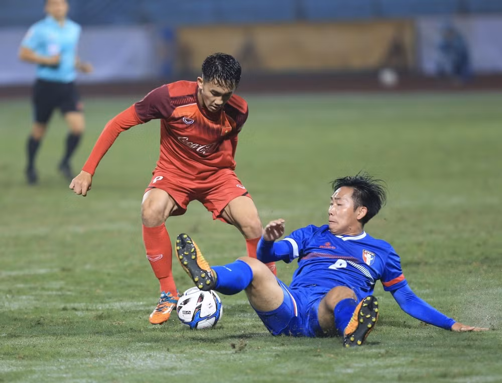 Các trận đấu của ĐT U23 Việt Nam tại vòng loại bảng K giải U23 Châu Á được NEXT Media sở hữu bản quyền và phát sóng trực tiếp trên VTC và VOV. Ảnh: VFF