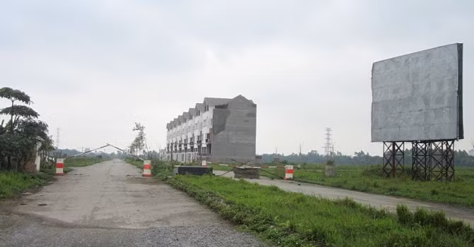 Nhiều dự án trên địa bàn huyện Mê Linh vẫn đang ngủ quên tới gần cả thập kỷ (Ảnh TL)