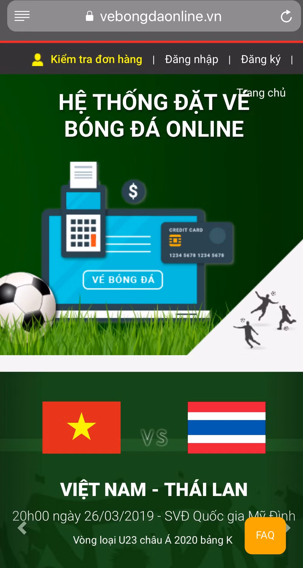 Các hệ thống bán vé Online do VFF kết hợp với các đối tác đang phải bổ sung lượng vé để đảm bảo nhu cầu cổ vũ của người hâm mộ. Ảnh: Hữu Phương