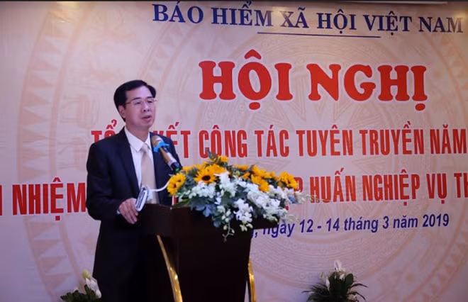 Phó Tổng Giám đốc BHXH Việt Nam Đào Việt Ánh phát biểu chỉ đạo tại Hội nghị. Ảnh: P.V