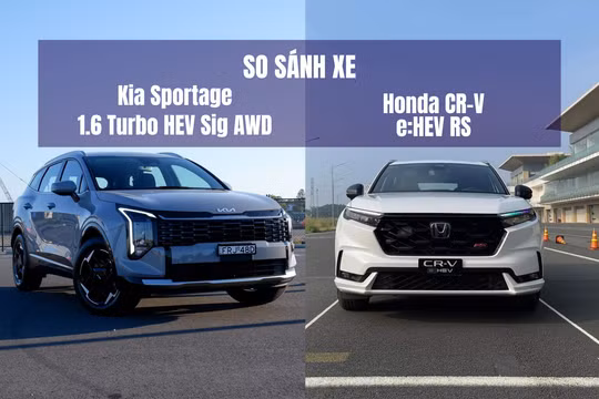 So sánh xe hybrid Kia Sportage và Honda CR-V: Lợi thế tuỳ nhu cầu người dùng