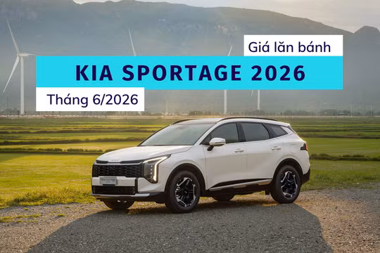 Giá lăn bánh Kia Sportage Hybrid 2026 cao nhất hơn 1,2 tỷ đồng