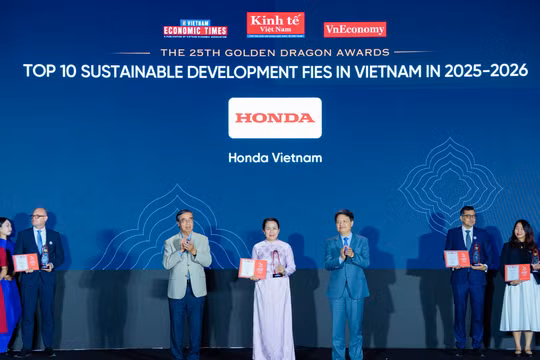 Honda Việt Nam vinh dự nhận giải thưởng Rồng Vàng năm 2026
