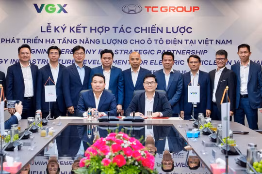 TC Group hợp tác VGX phát triển hạ tầng xe điện hoá
