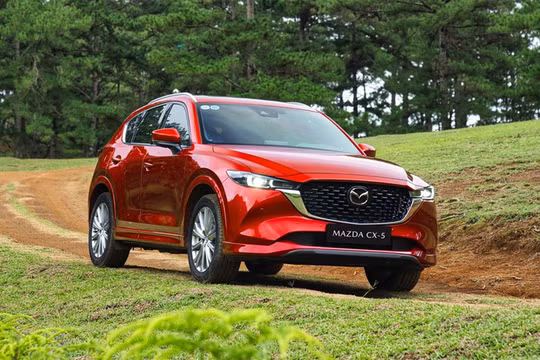 Phân khúc SUV cỡ C: Mazda CX-5 tiếp tục dẫn đầu, VinFast VF 7 bứt tốc