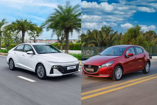 Giá xe Mazda2 và Hyundai Accent giảm xuống dưới 400 triệu đồng