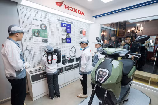Honda đưa mô hình công viên giáo dục công nghệ xe máy điện vào hoạt động tại Việt Nam