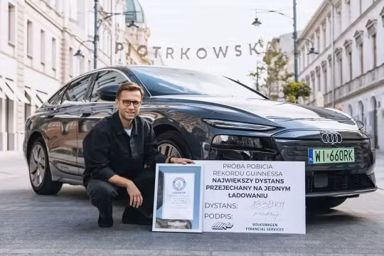 Xe điện Audi A6 lập kỷ lục chạy 1.338 km sau một lần sạc pin