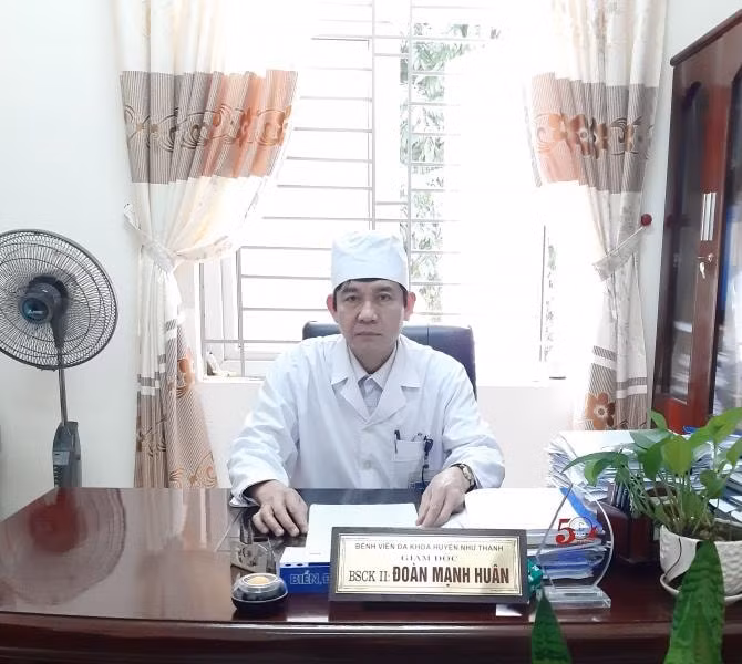Ông Đoàn Mạnh Huân – Giám đốc BVĐK Như Thanh.